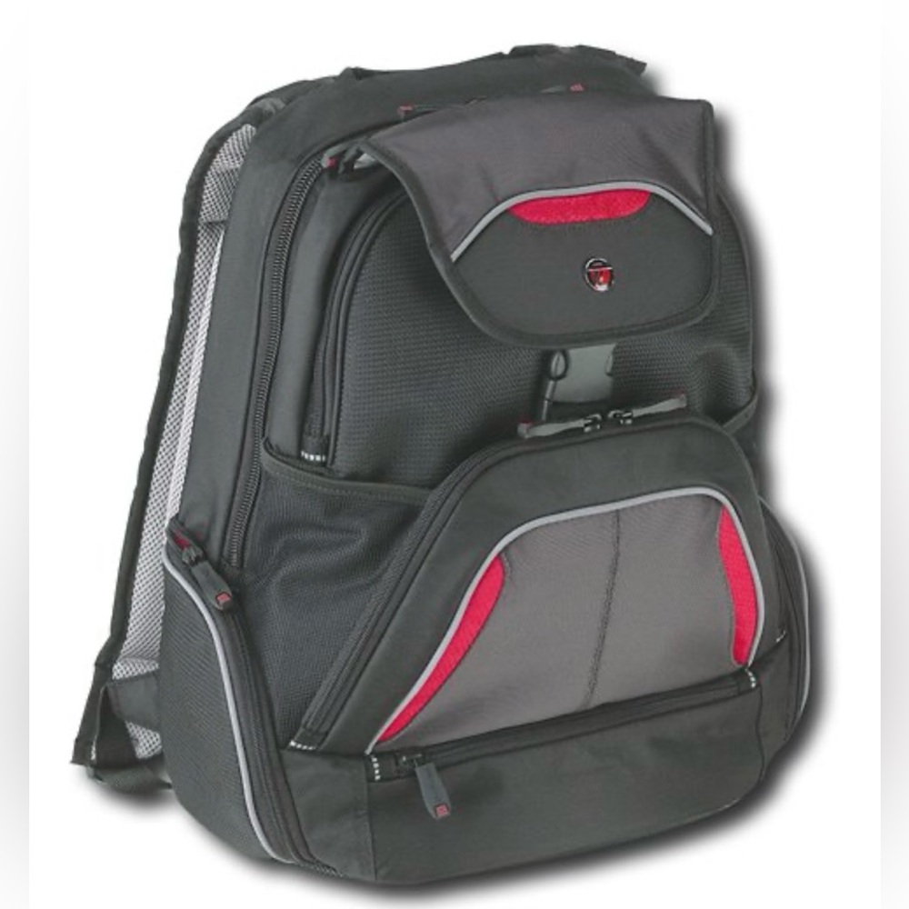 TARGUS - Repel Laptop Notebook Backpack Black/Red TSB034US